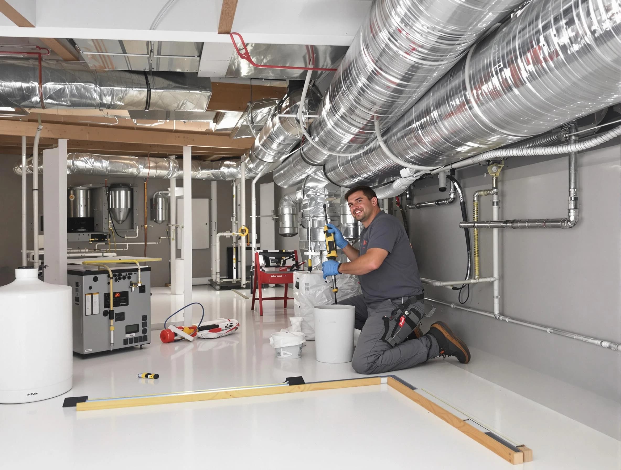 Professional duct sealing service by Lake Forest Air Duct Cleaning in Lake Forest